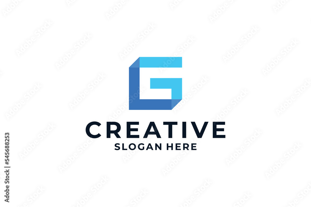 Fototapeta premium Modern letter G logo design inspiration. Smart initial G concept.