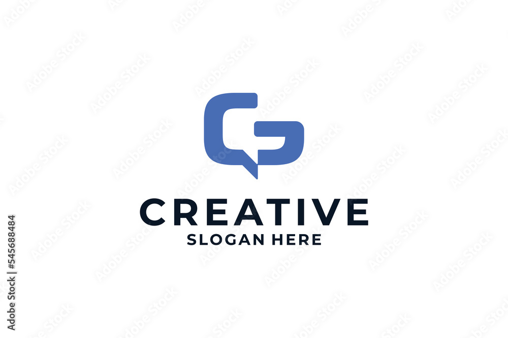 initial letter G logo design inspiration. initial letter G logo design inspiration.