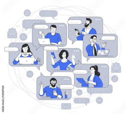 Teamwork business collection.