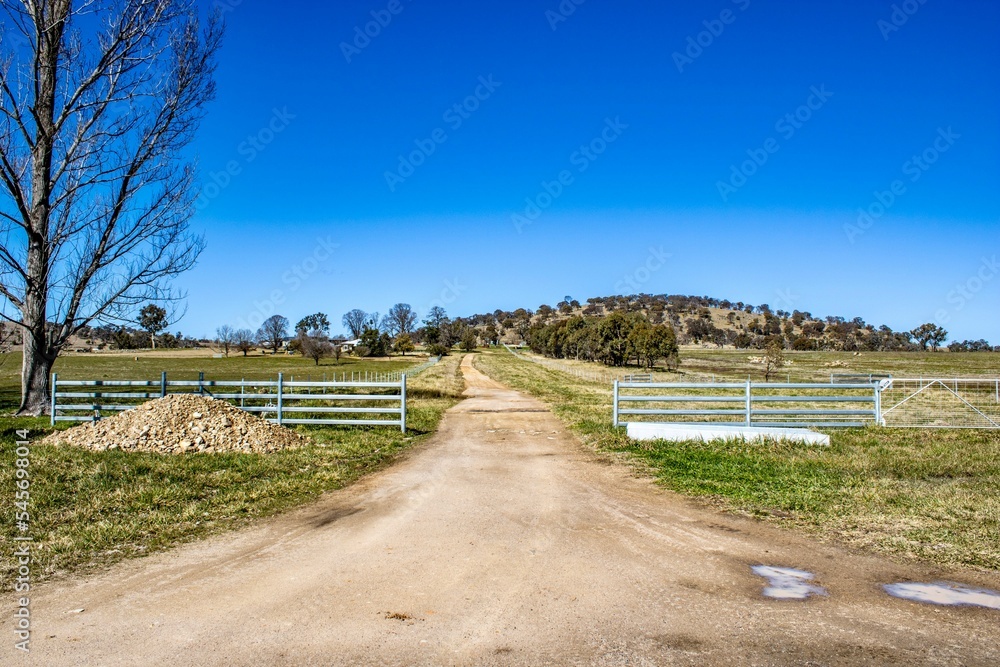 Landscape of Countryside of Emmaville, New South Wales, Australia