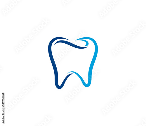 Dental Care Logo - Oral Health Symbol - Minimalist Tooth Icon