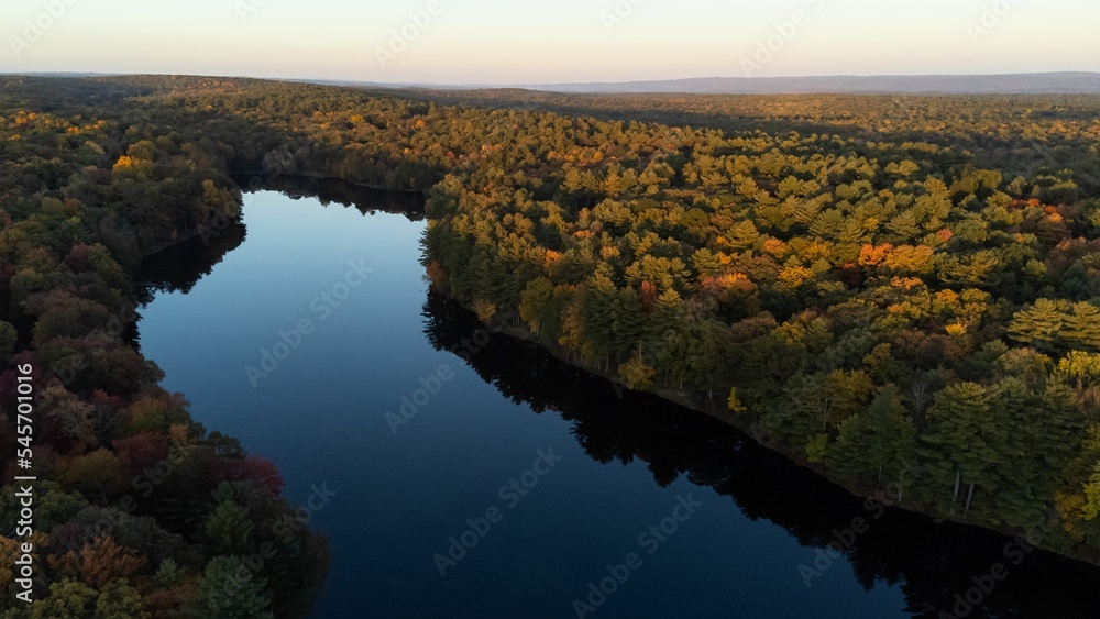 Fototapeta premium Fall in the Poconos, Northeast Pennsylvania