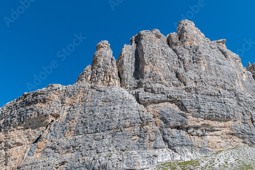 Mountain landscape in summer in Western Dolomites (Dolomiti di Brenta) - Vallesinella - Madonna di Campiglio, Trentino Alto Adige, northern Italy - Europe © lorenza62