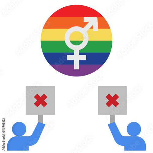 anti flat style icon