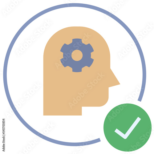 appropriate flat style icon