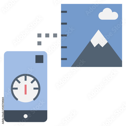 barometer flat style icon