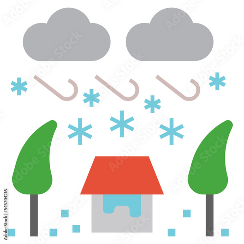 blizzard flat style icon