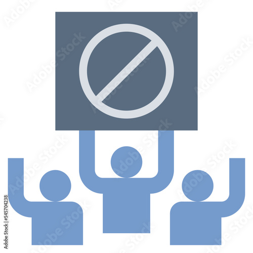 boycott flat style icon