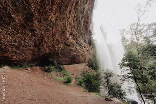 Paradise Falls, waterfall located in Cheshunt, Victoria.  photo