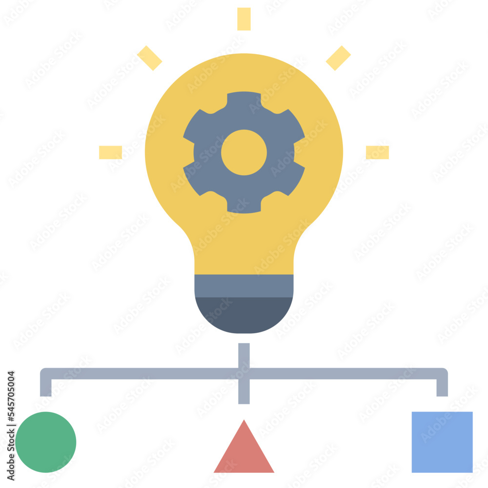 concept flat style icon