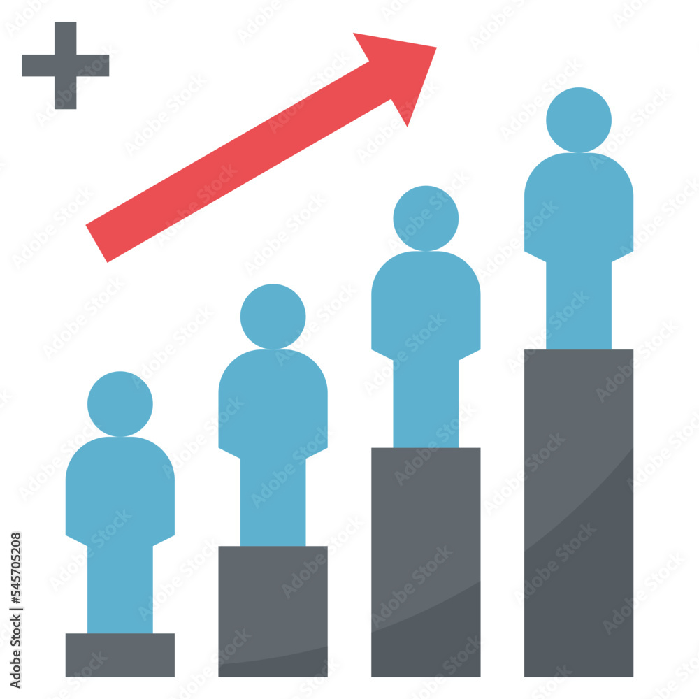 continously flat style icon