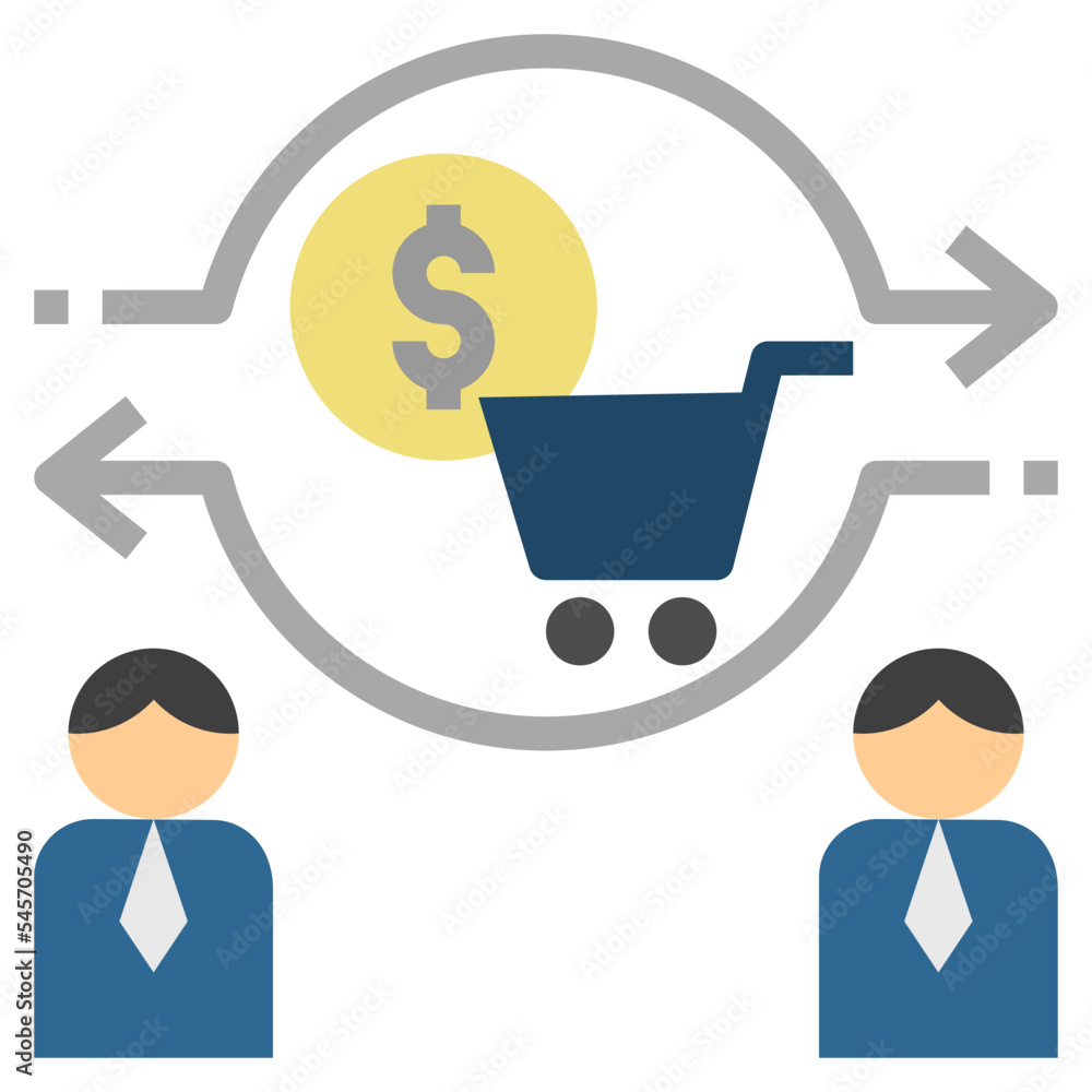 customer flat style icon