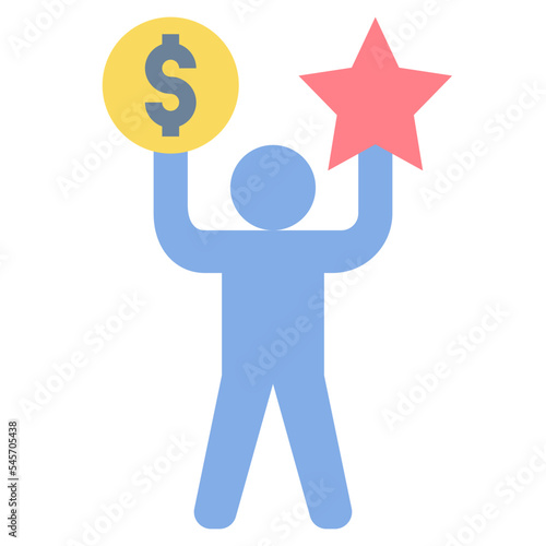 customer flat style icon