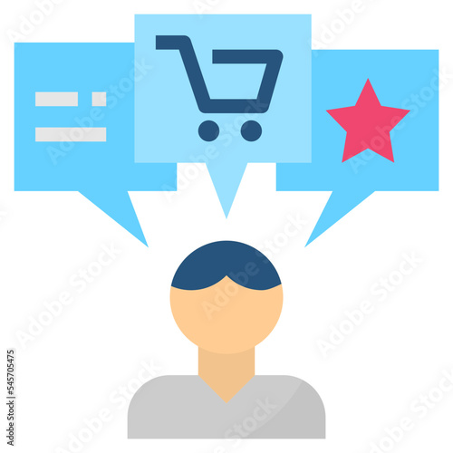 customer flat style icon