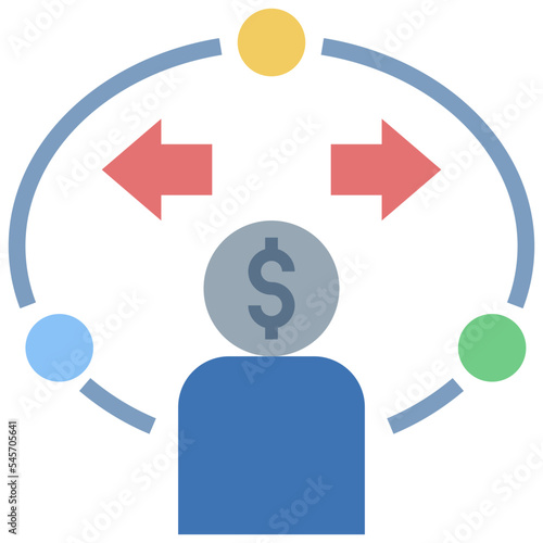 decision flat style icon