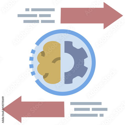 decision flat style icon