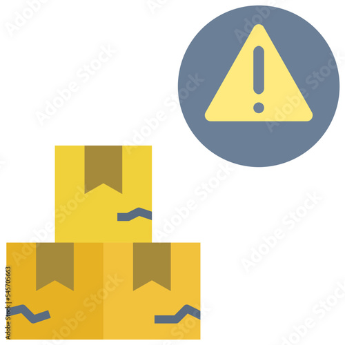 defective flat style icon