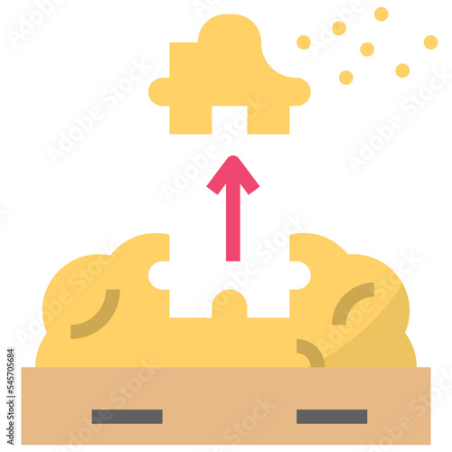 dementia flat style icon