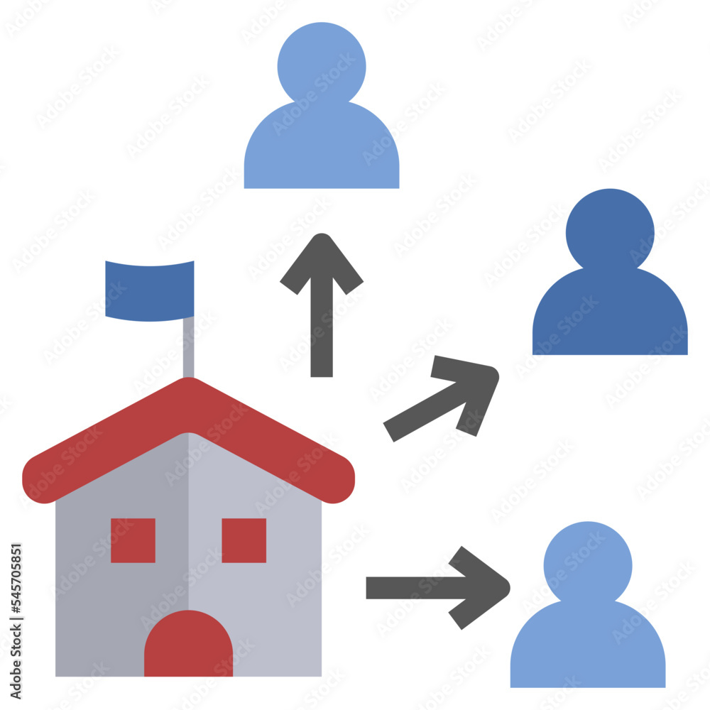 diaspora flat style icon