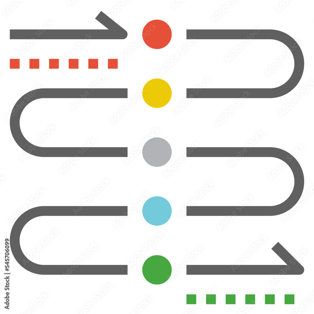 Obraz premium dynamic flat style icon