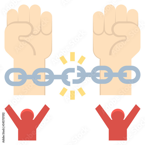 freedom flat style icon
