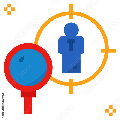 headhunter flat style icon