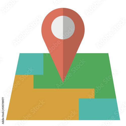 Free Download location flat style icon - GFXLoad