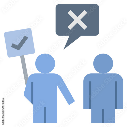 misleading flat style icon