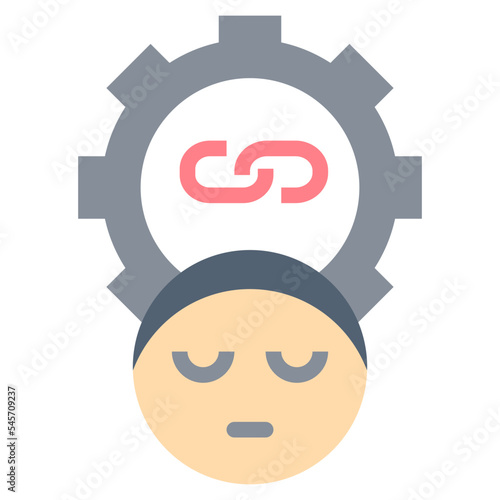 obsession flat style icon