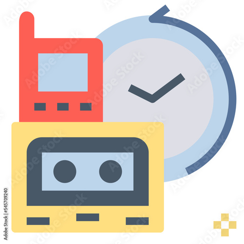 obsolete flat style icon