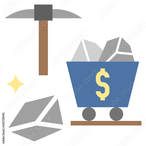 ore flat style icon