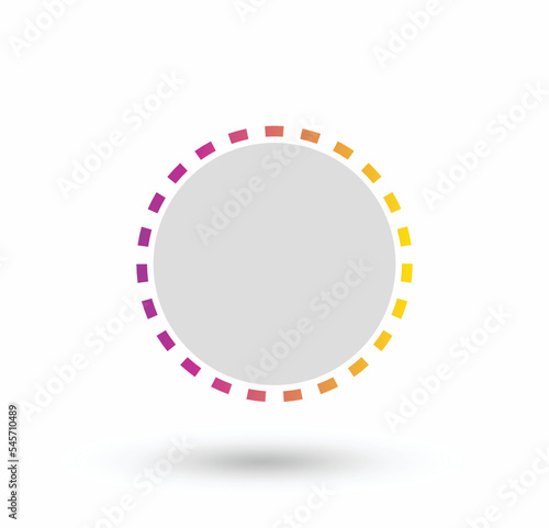 Şablonlar sosyal medya öğeleri hikayeleri ve düğmeleri izleyin. Mockup çerçeveleri logosu, web, ui, uygulama. Şablon renkli avatarlar. Vektör illüstrasyon. EPS 10