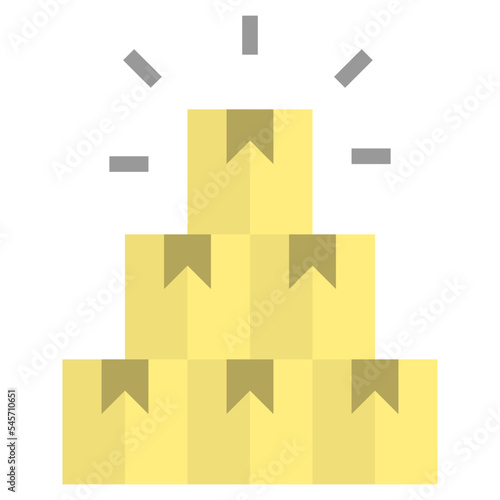 quantity flat style icon