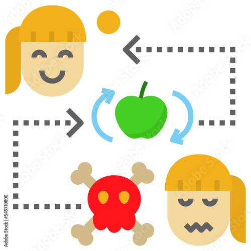 refreshing flat style icon
