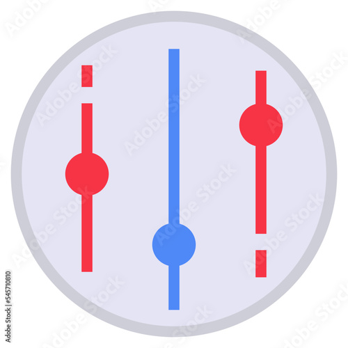 regulate flat style icon
