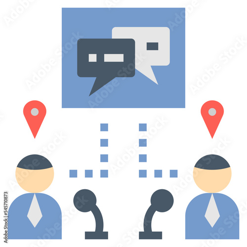 remote flat style icon