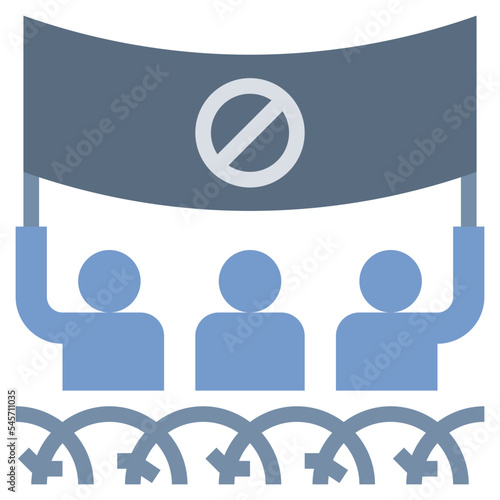 restriction flat style icon