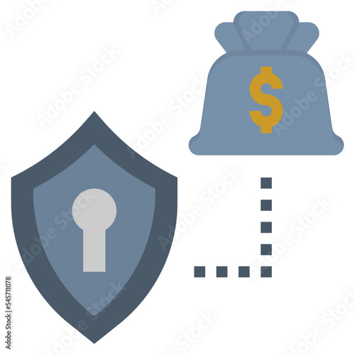 retain flat style icon