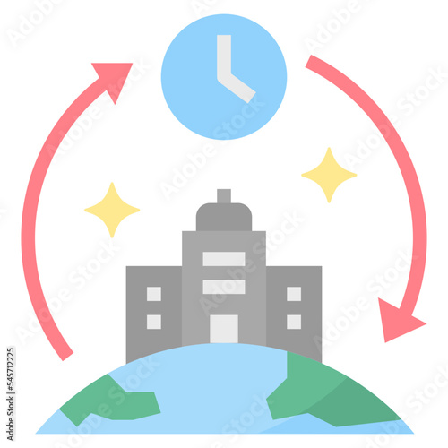 sustainable flat style icon