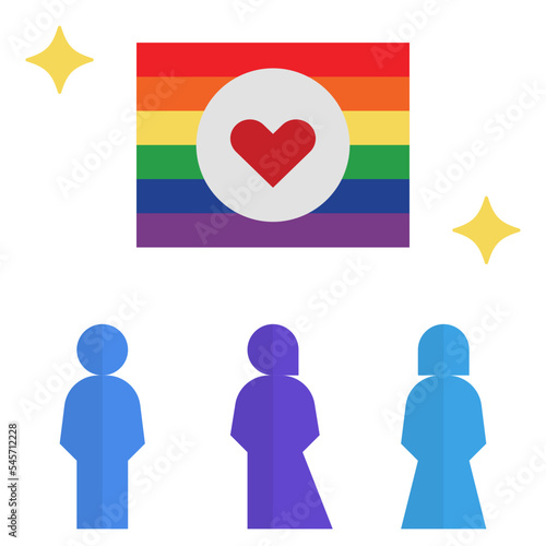 symbolic flat style icon