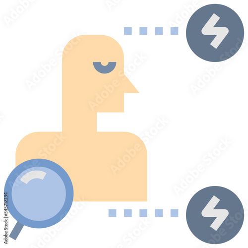 symptom flat style icon