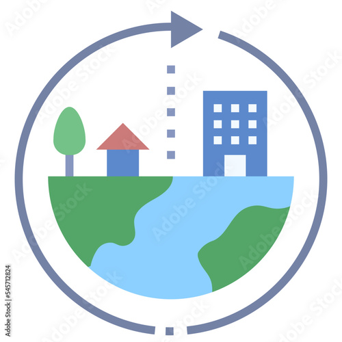 urbanisation flat style icon