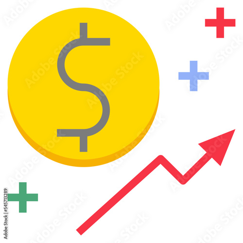 yield flat style icon