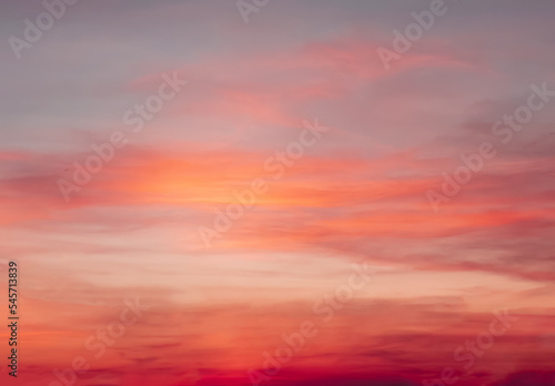 Beautiful of twilight sky for background, sunset sky, golden time of the sky, nature background, sky background. © Kenstocker