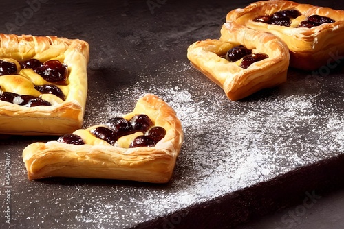 danish pastry, sweet food item for breakfast, traditional snack