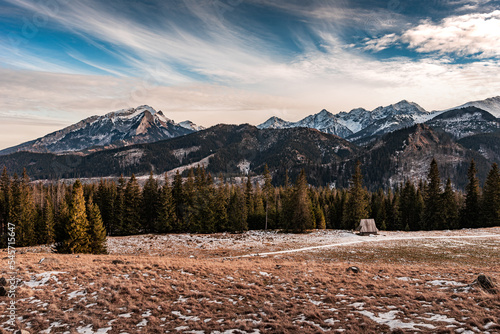 Fototapeta Naklejka Na Ścianę i Meble -  panorama of the Tatra Mountains