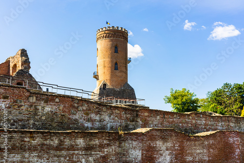 The Chindia Tower or Turnul Chindiei is a tower in the Targoviste Royal Court located in downtown Targoviste, Romania photo