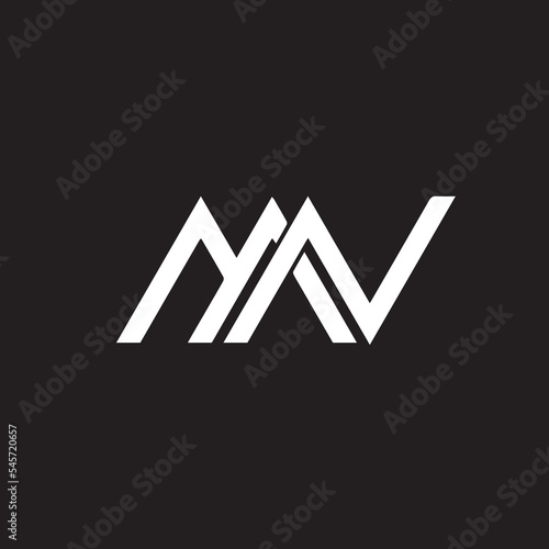Creative Letter MN Logo Design Icon , MN Vector Logo Template
