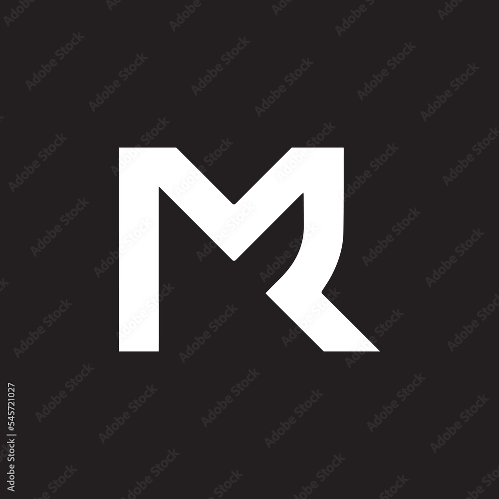 Creative Letter MR Logo Design Icon , MR Vector Logo Template Creative Letter MR Logo Design Icon , MR Vector Logo Template