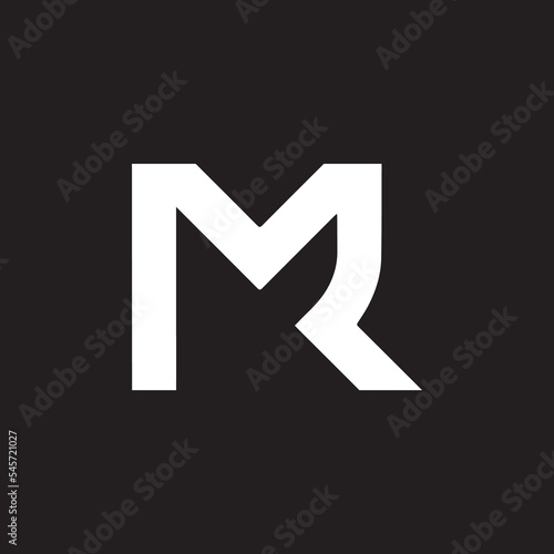 Creative Letter MR Logo Design Icon , MR Vector Logo Template